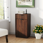 10-Gallon Woodgrain Tilt-Out Trash Can Cabinet
