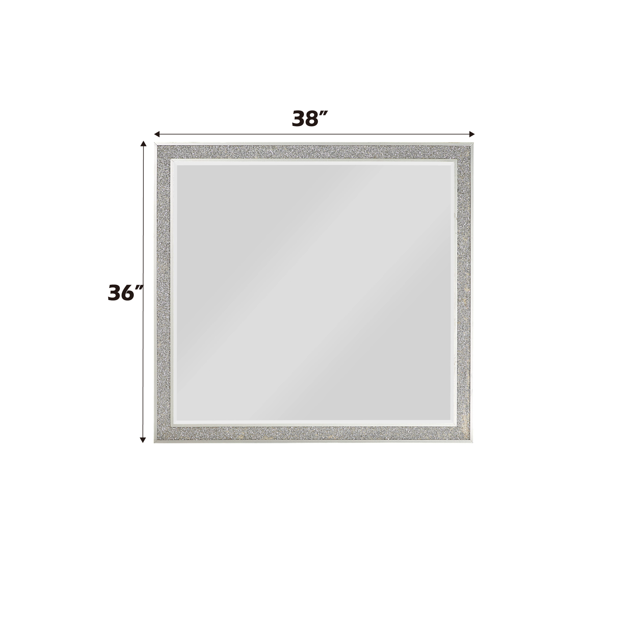 Sliverfluff Mirrored & Champagne Finish Mirror