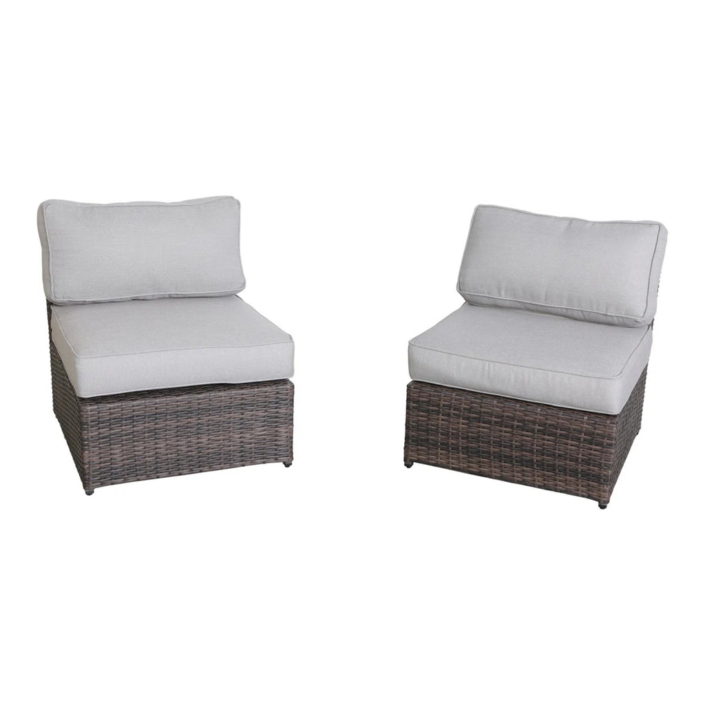 Fully Assembled Wicker 4-Person Outdoor Seating Group with Cushions