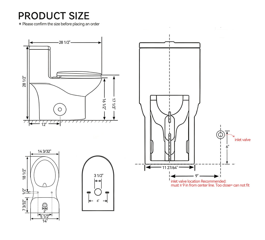 Tornado Flush One-Piece Toilet with Comfort Chair Seat