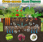 8×4×2 ft Galvanized Raised Garden Bed