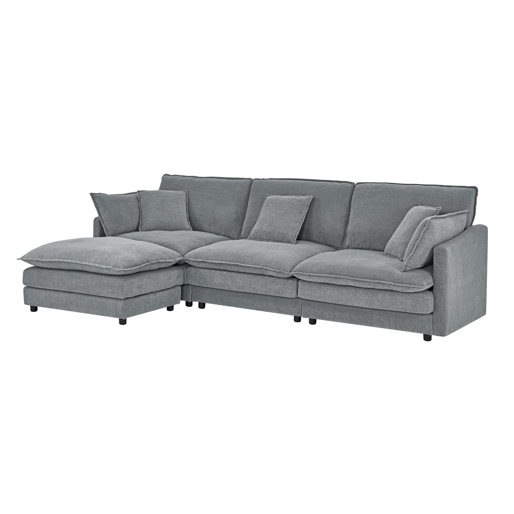 Modern Home Living Room L-Shaped Sectional Sofa