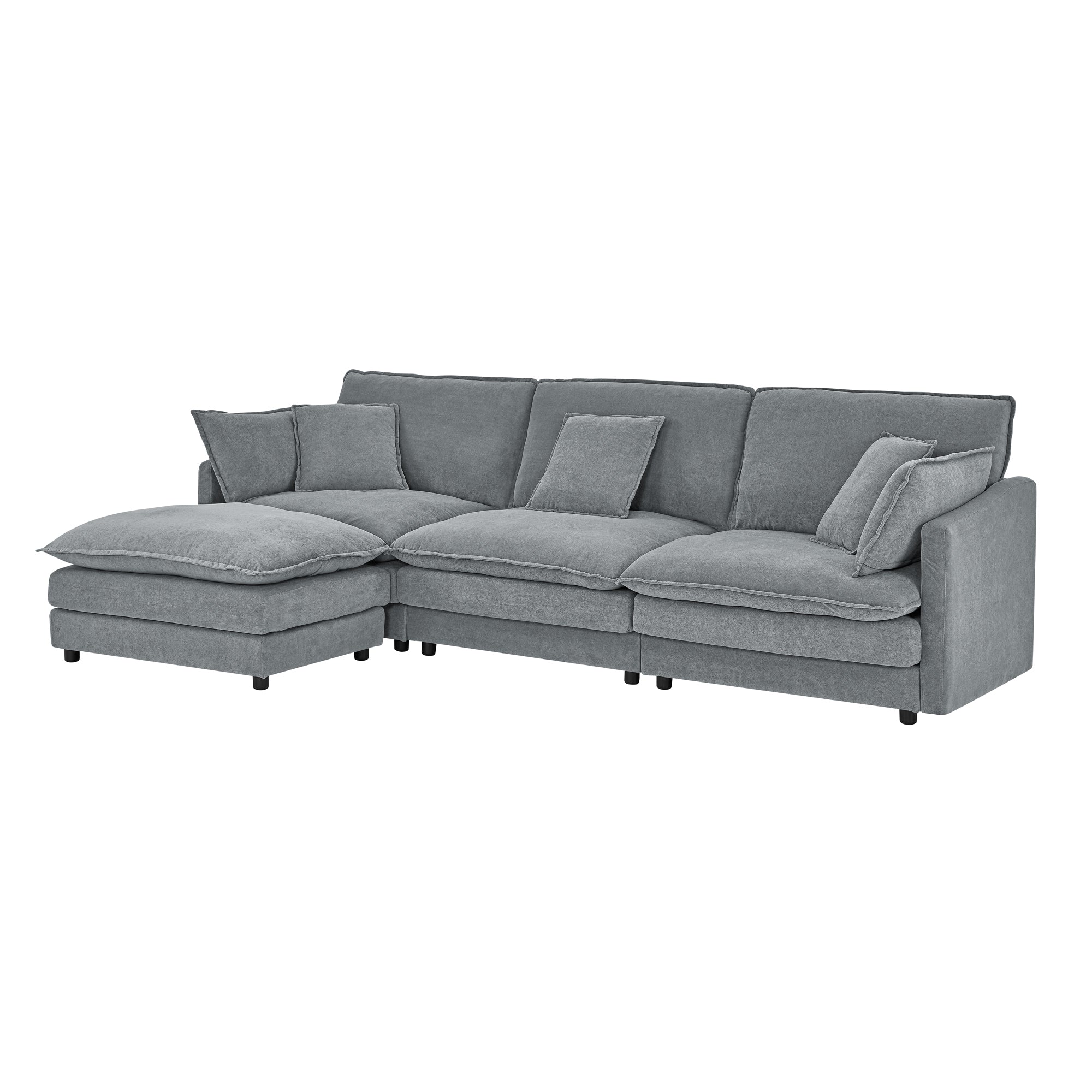 Modern Home Living Room L-Shaped Sectional Sofa