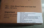 Kids Montessori Weaning Table and Chair Set