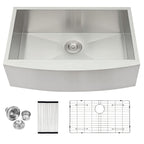 36 Farmhouse Sink - Stainless Steel Apron Front Kitchen Sink