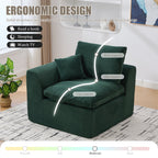 United We Win Modular Sectional Sofa - Comfy Cloud 2 Seater