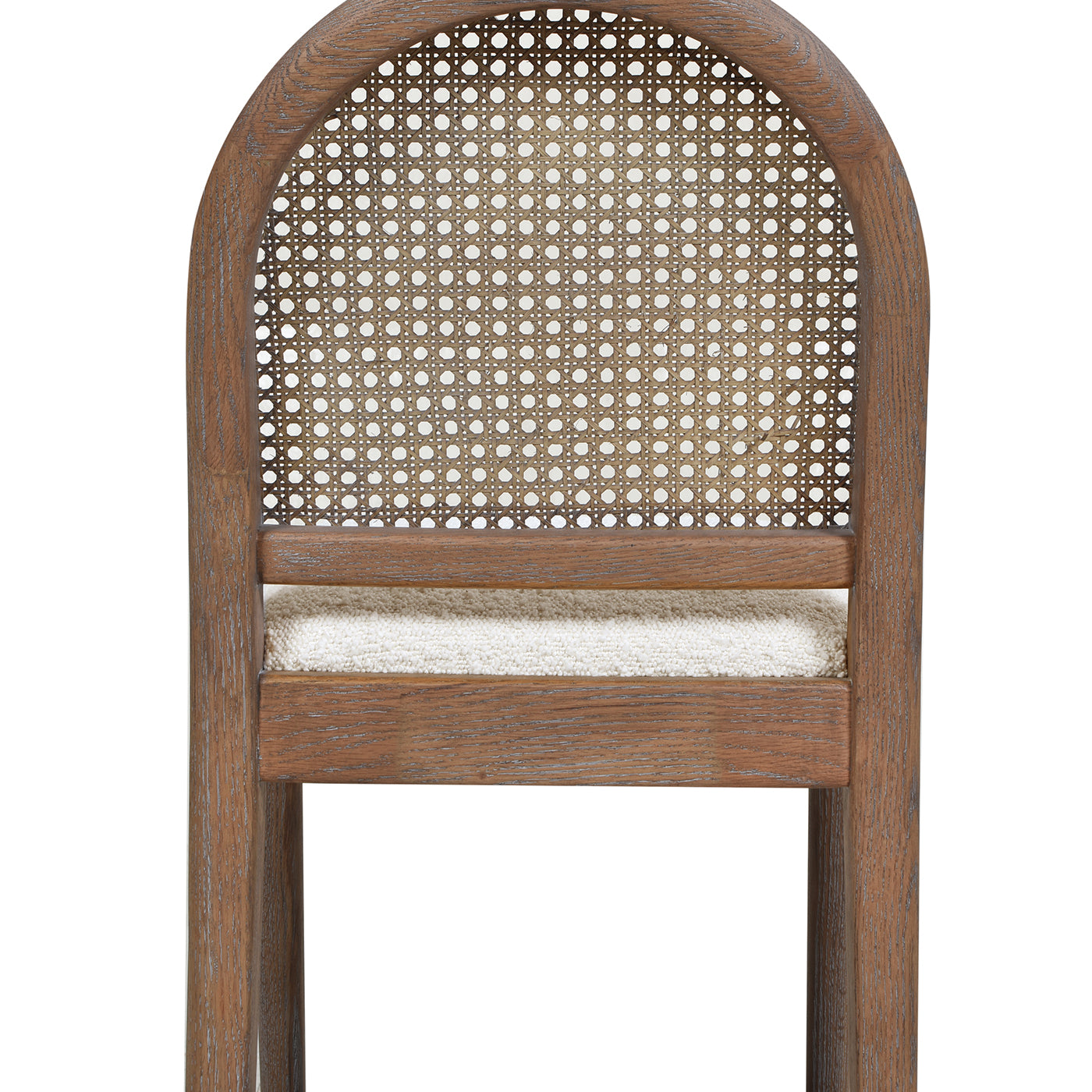 Panama 26.5" Curved Back Cane Rattan Counter Stool, Set of 2