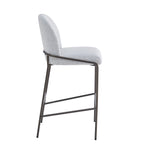 Galen Indoor Metal Upholstered Barstool