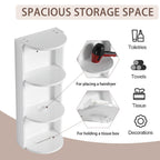 12" Bathroom Wall-Mounted Storage Rack