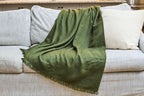 100% Alpaca Wool Throw Blanket