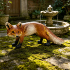 19.69" Long Realistic Fox Statue