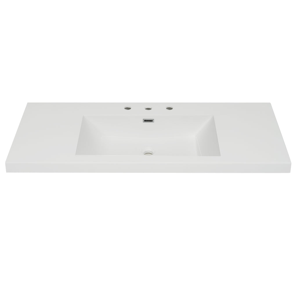 48" Resin Basin for Bathroom Vanity