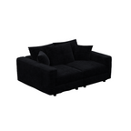 Plush Corduroy 3-Seat Sofa