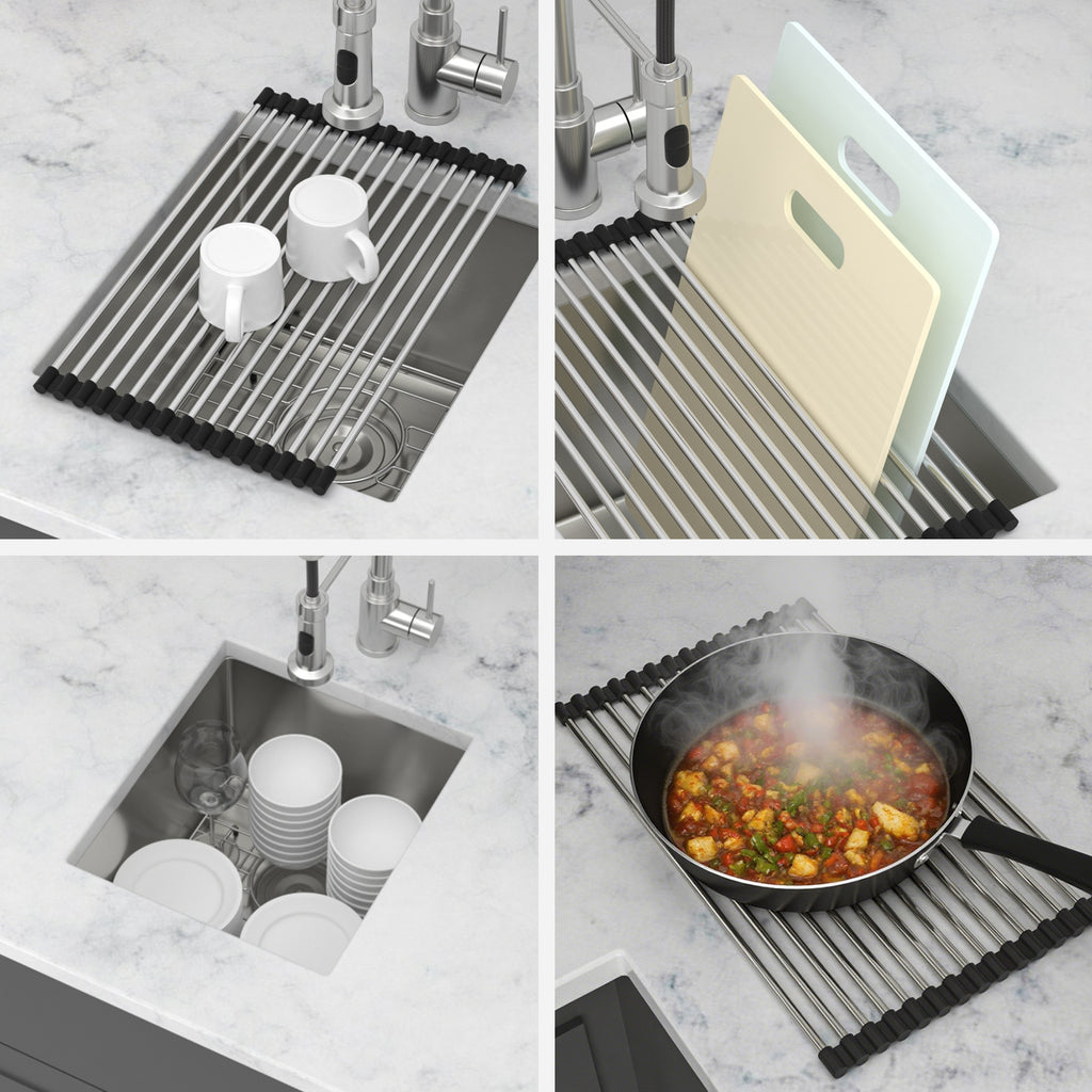 15 Inch Undermount Sink - Stainless Steel Single Bowl Kitchen Sink