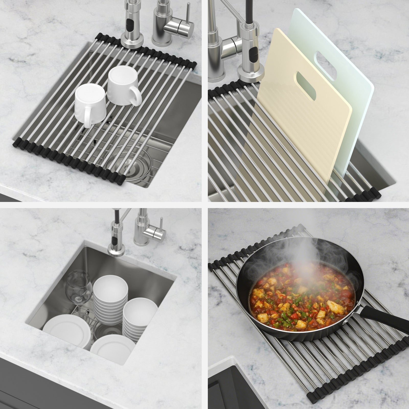 15 Inch Undermount Sink - Stainless Steel Single Bowl Kitchen Sink