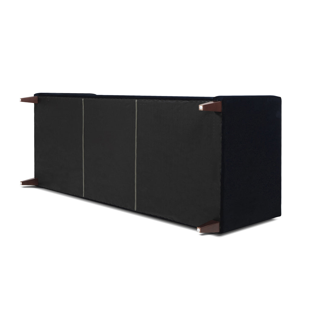Jack 84" Modern Tuxedo Tufted Sofa, Dark