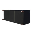 Jack 84" Modern Tuxedo Tufted Sofa, Dark