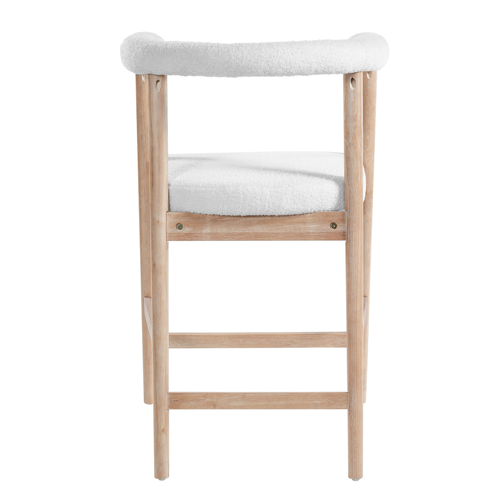 25'' Seat Height Bar Stools with Back - Set of 2