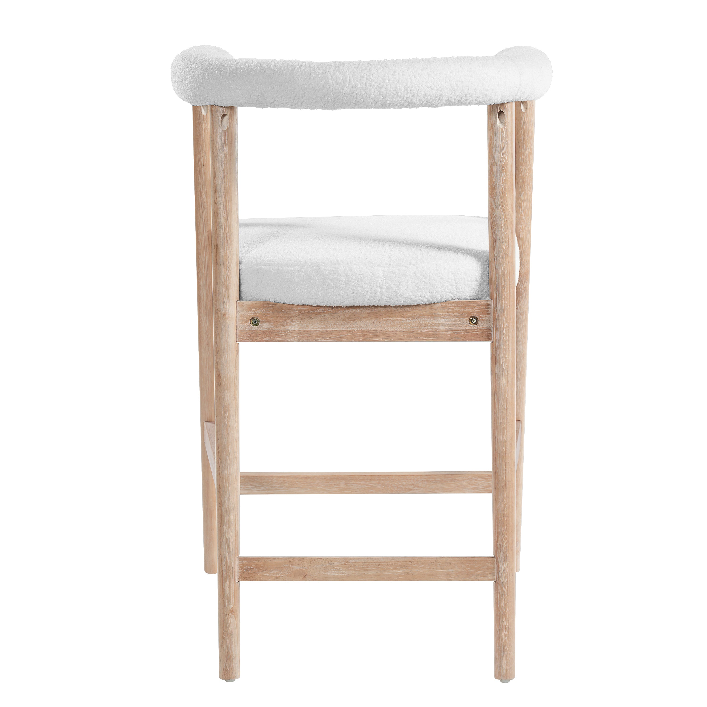 25'' Seat Height Bar Stools with Back - Set of 2
