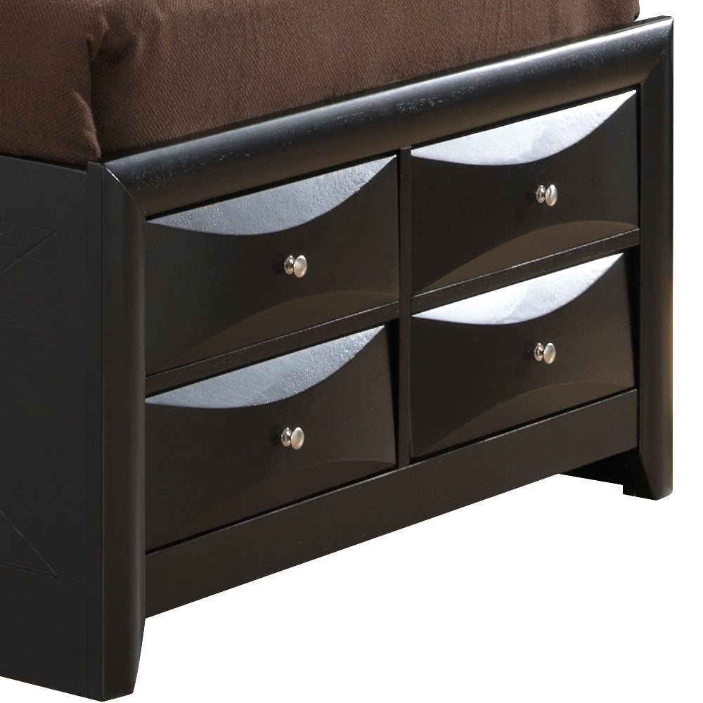 Modern Twin Storage Bed With Sleek Design