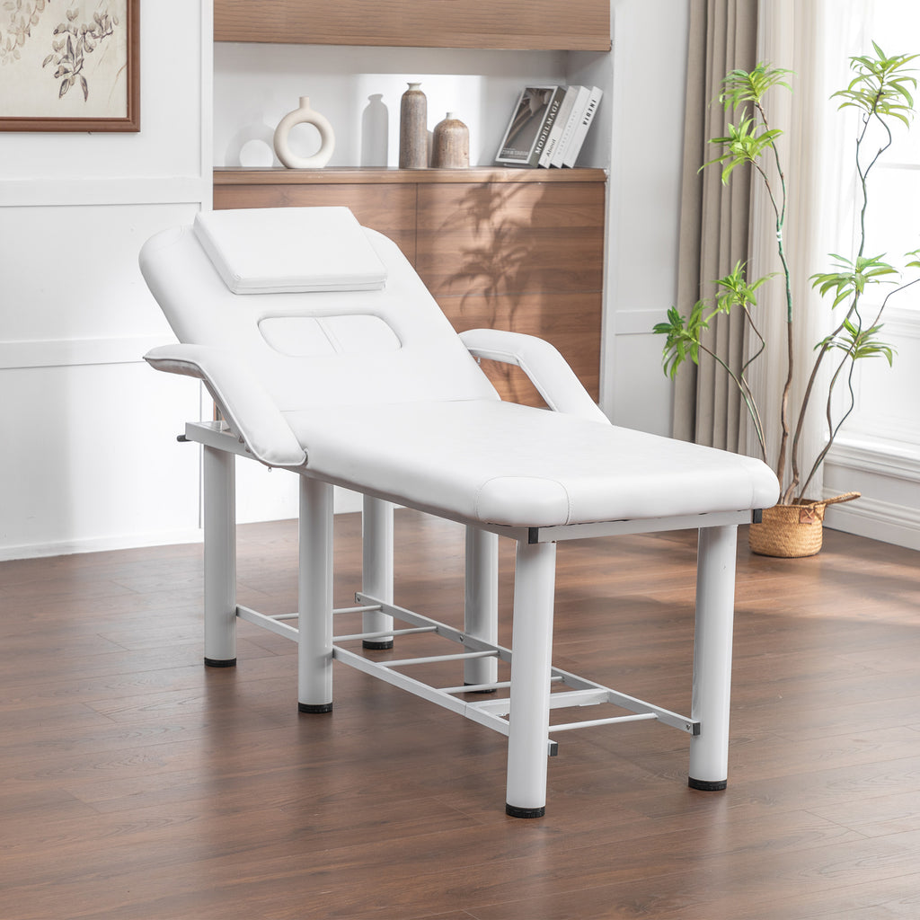 Professional Beauty Bed with Removable Headrest & Cushions
