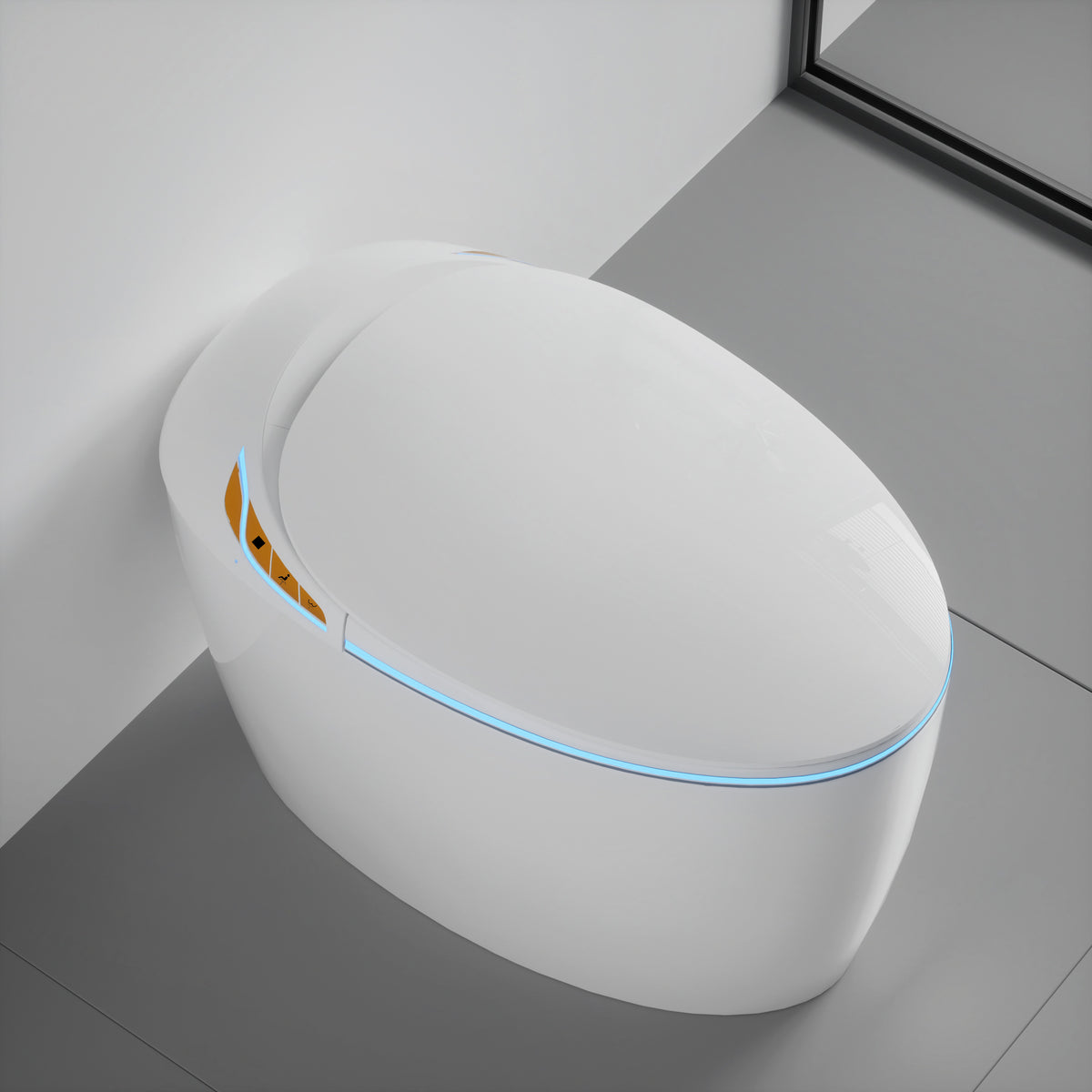 Unique Smart Toilet with Built-In Bidet