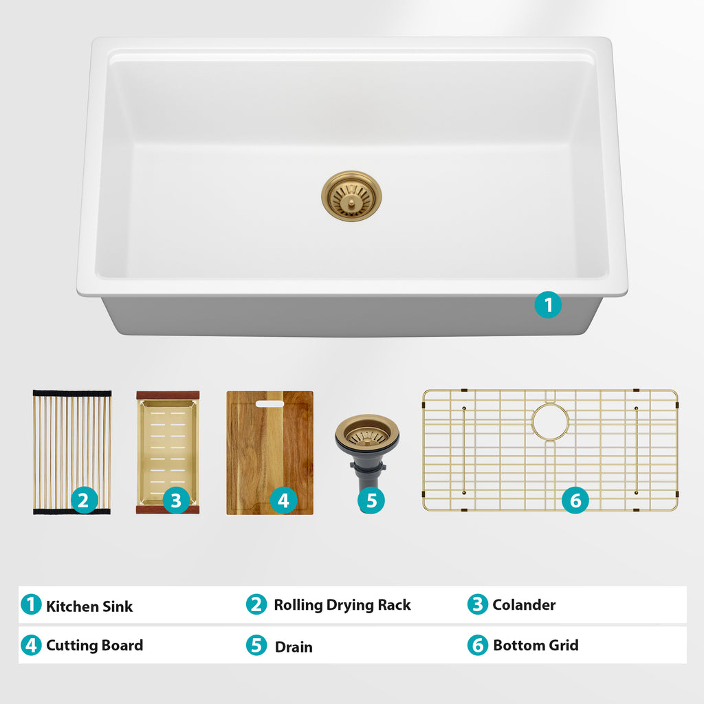 Premium Quartz Kitchen Sink