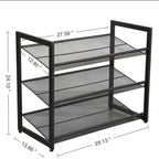 3-Tier Adjustable Shoe Rack