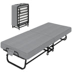 75" Folding Bed with Memory Foam Mattress