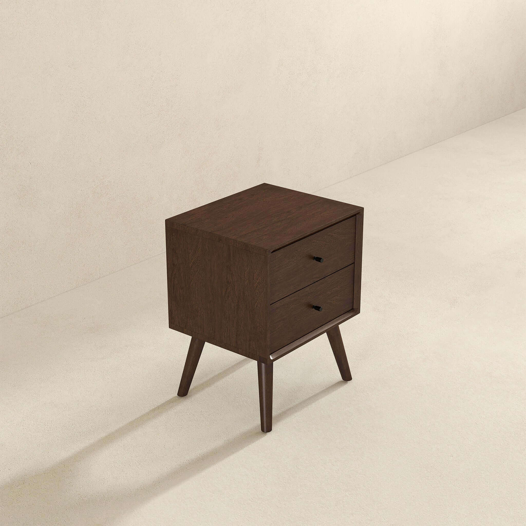 Mid-Century Modern Caroline Night Stand 2-Drawer