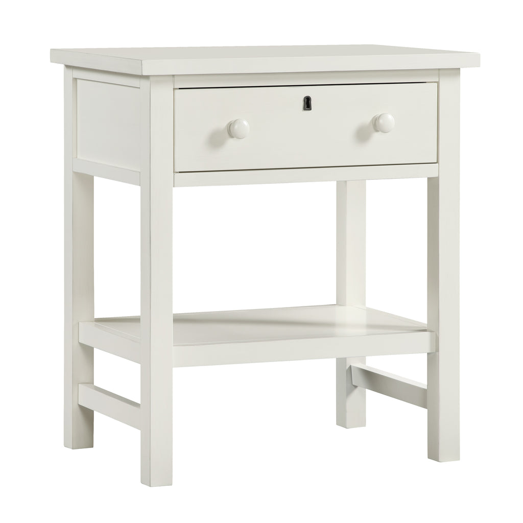 Finley 1-Drawer Storage Nightstand - Antique