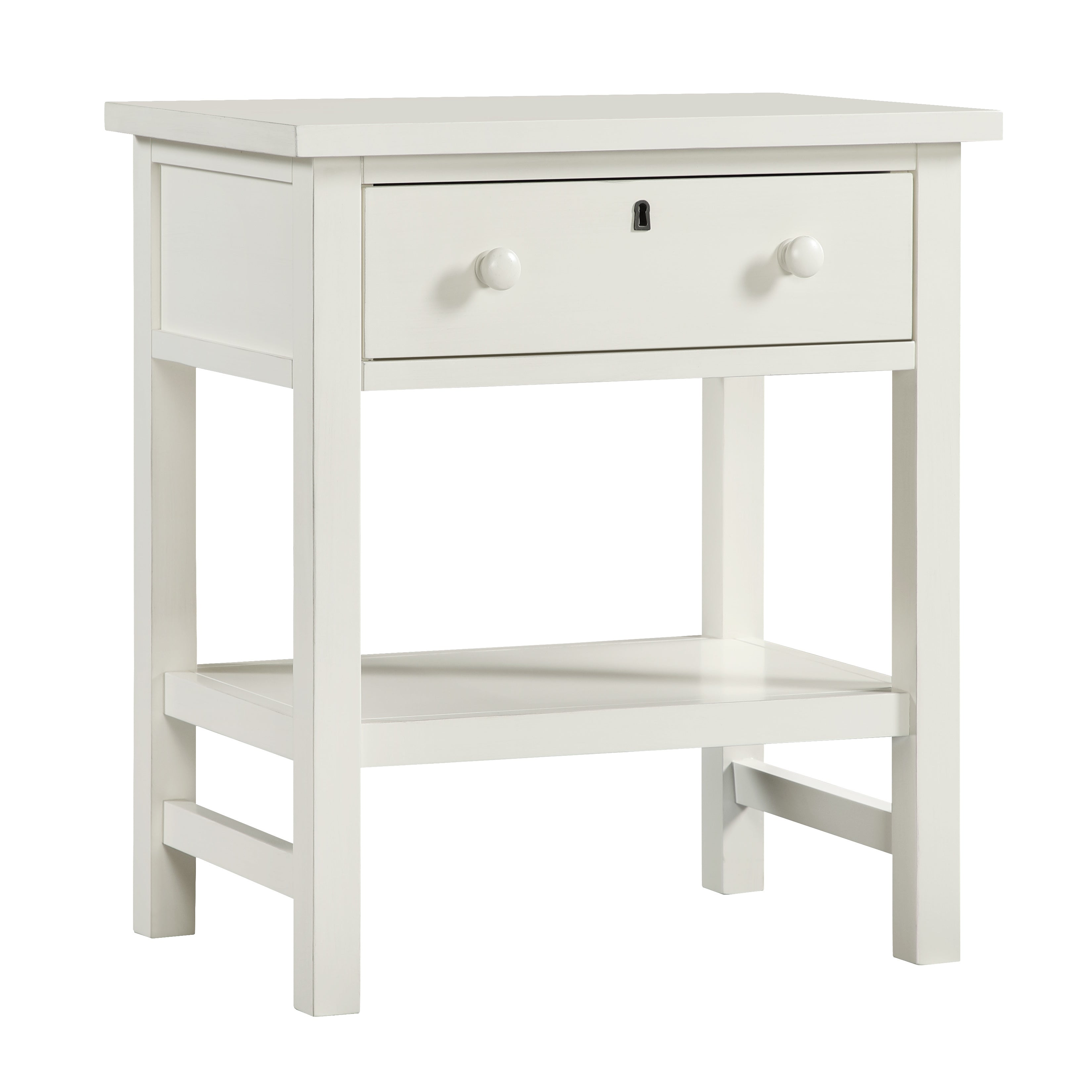 Finley 1-Drawer Storage Nightstand - Antique