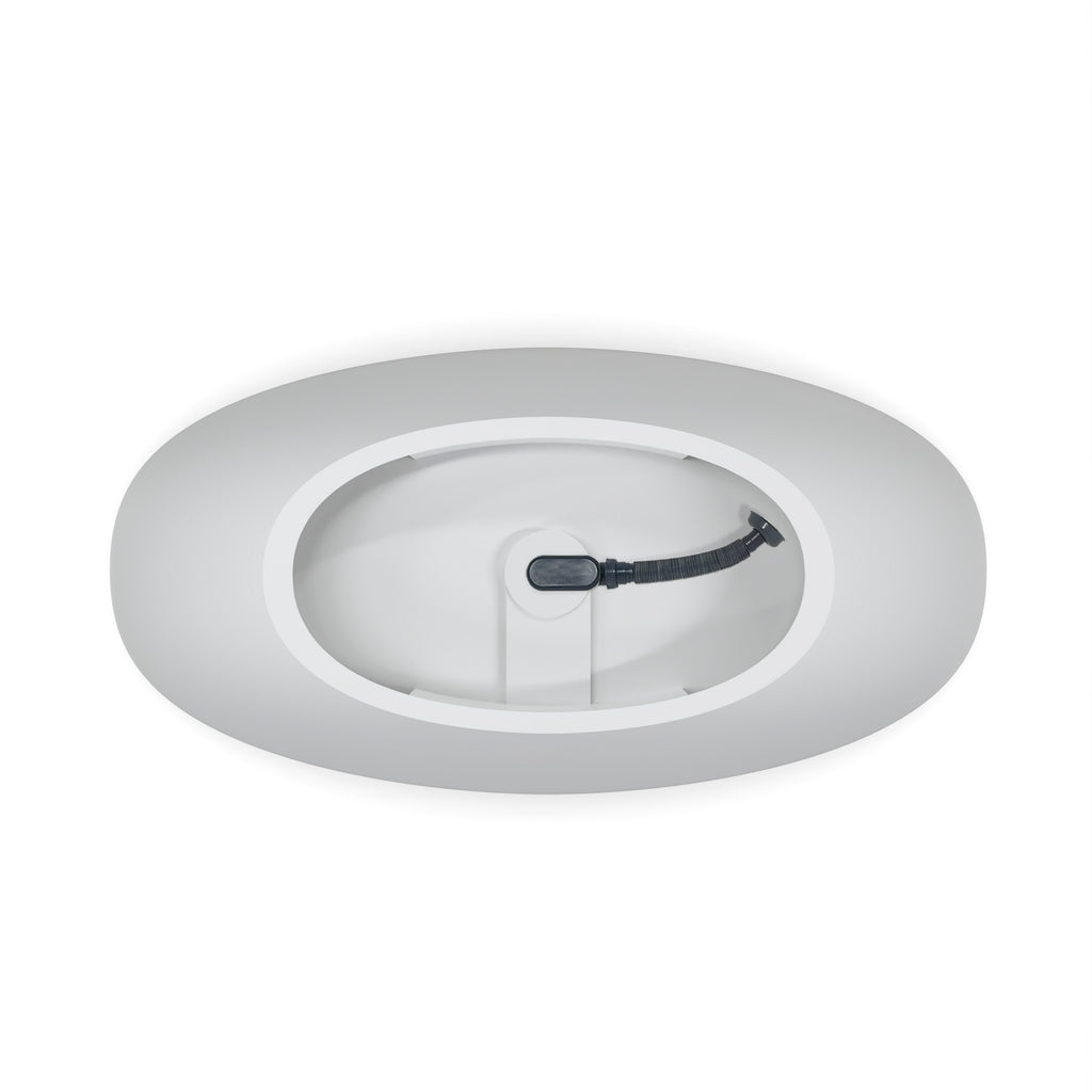 61 Inch Solid Surface Freestanding Bathroom Bathtub