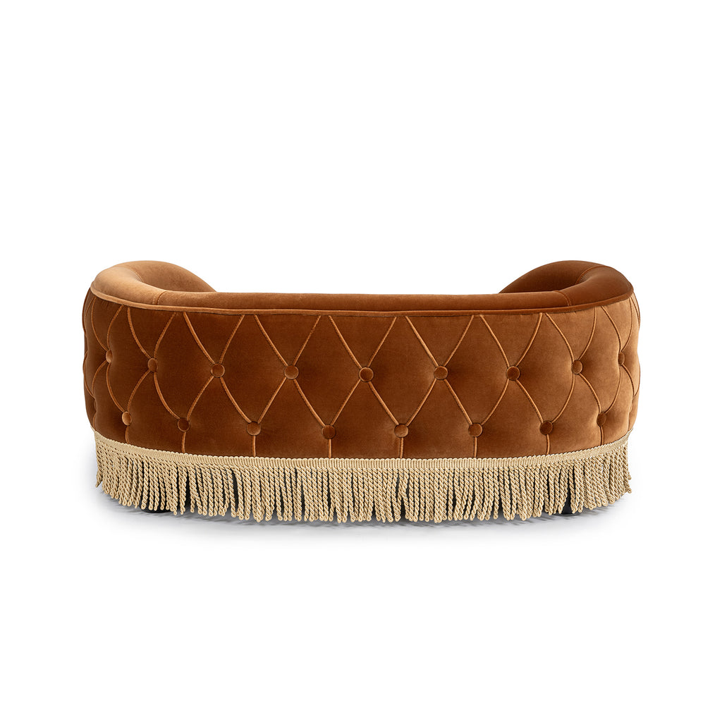 Monroe 33" Dog Sofa Bed in Burnt