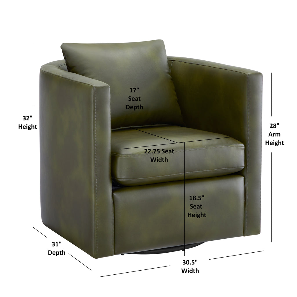 Sutton Fern Swivel Chair