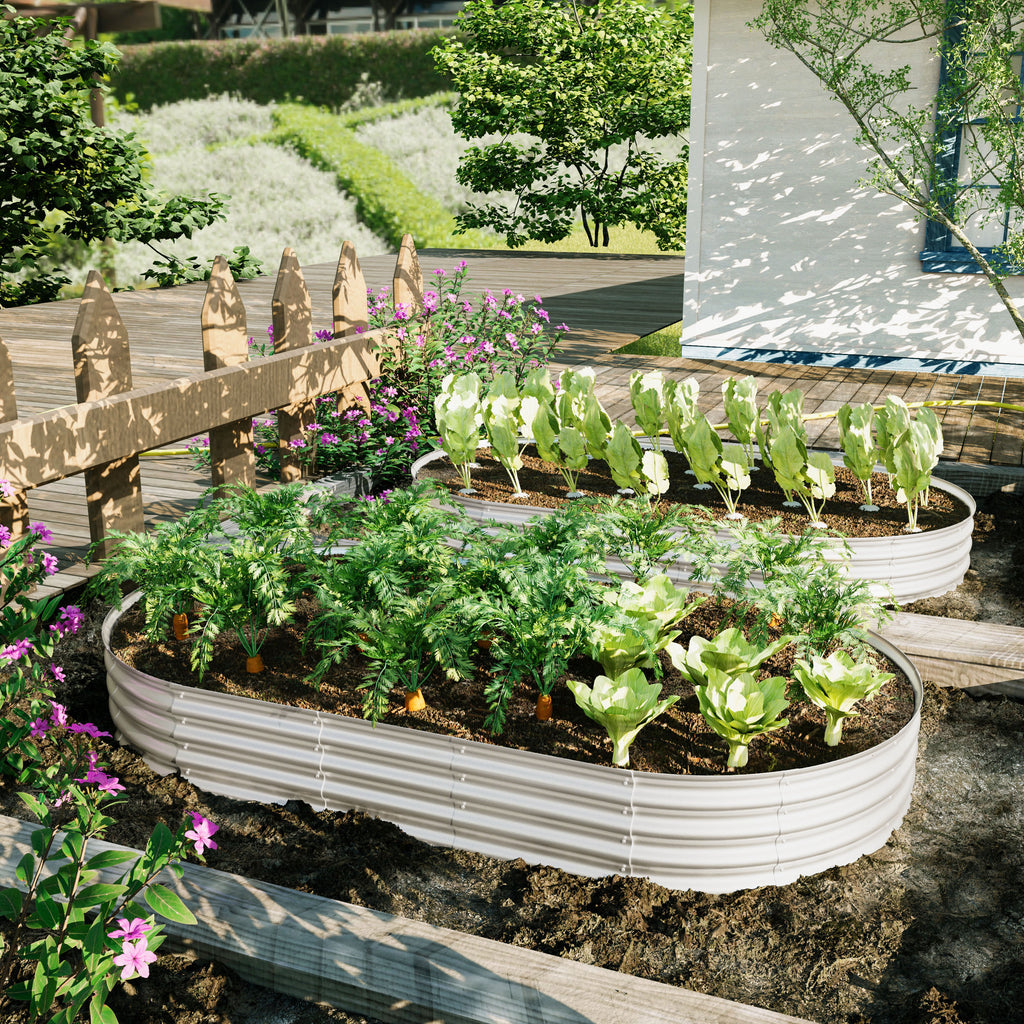 2Pcs Raised Garden Bed Kit
