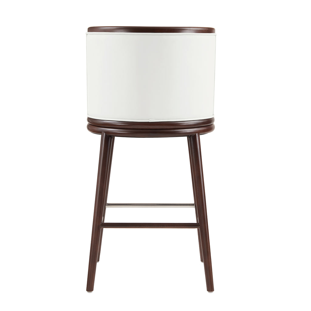 Evalyn Wood Upholstered Barstool