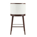 Evalyn Wood Upholstered Barstool