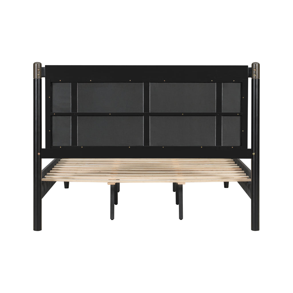 Solid Wood Queen Bed