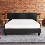 Contemporary 14 in. Platform Mattress Foundation, King Size Upholstered Bed Frame Base