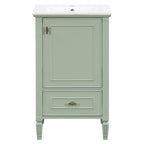 20" Bathroom Vanity with Ceramic Sink