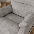 Plush Fabric Power Lift Chair In Lucie Dove