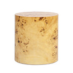 Nebula 20" Accent Oval Pillar Side Table, Warm