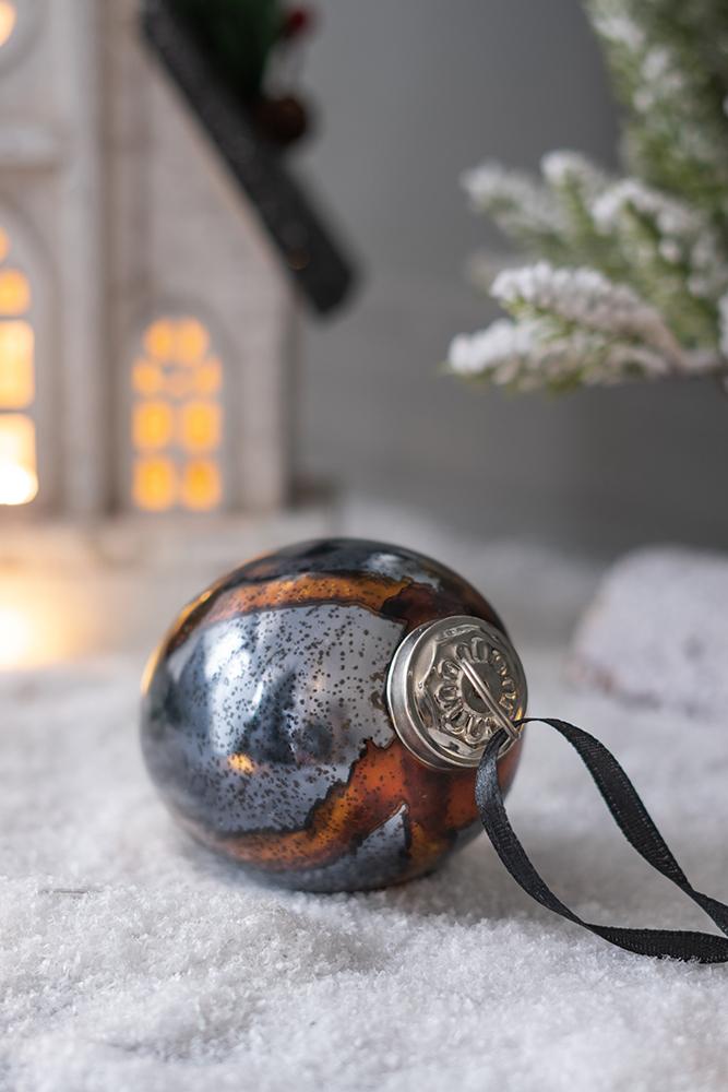 Egg Christmas Ball Ornament Set of 6