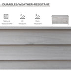 Outsunny 75 Gallon Wooden Deck Box