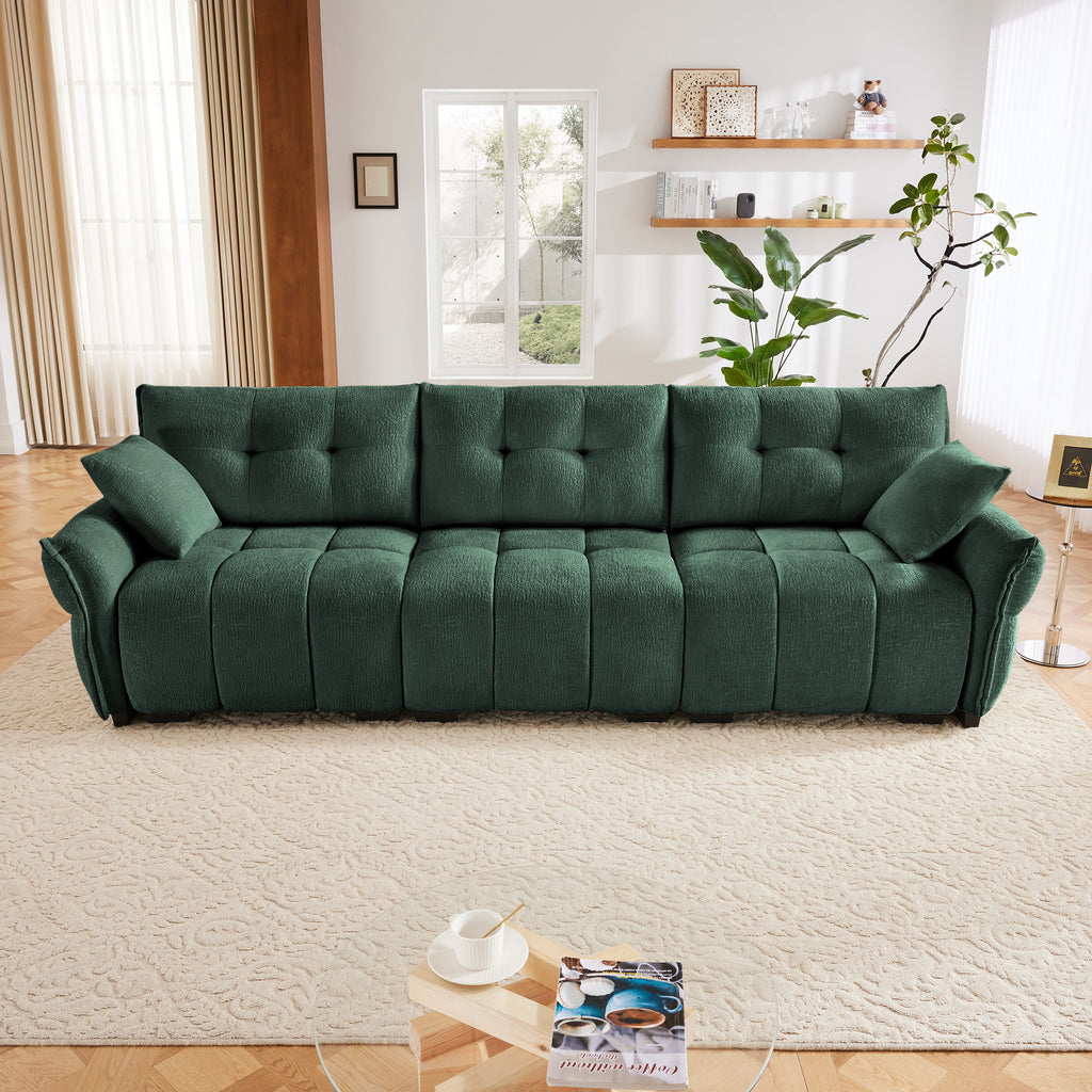 3-Seater Sofa Set with Pillows