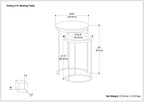 Ashley 2 Pc Nesting Table