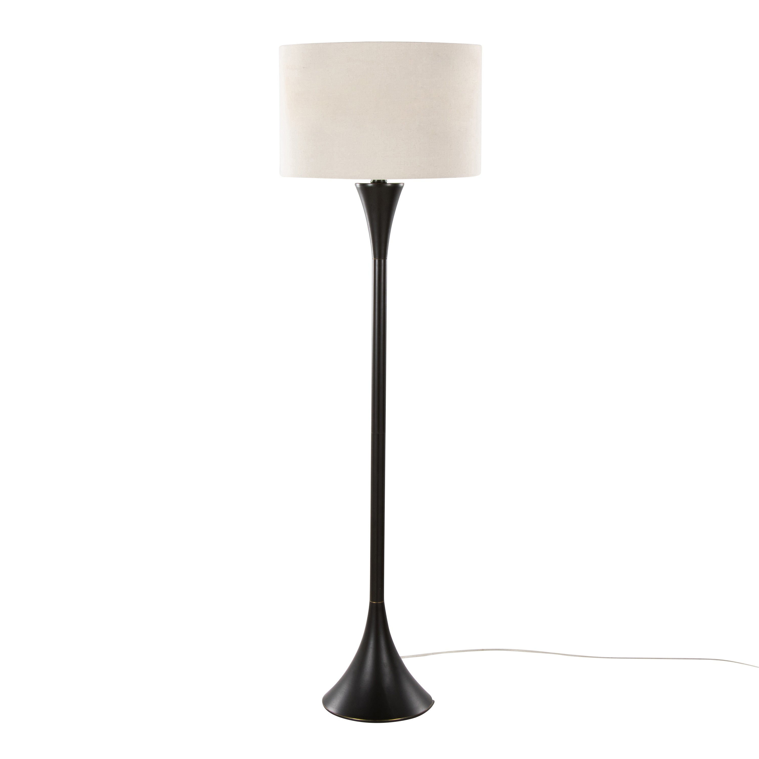 65" Contemporary Metal Floor Lamp