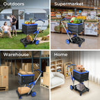 2-Tier Folding Cart