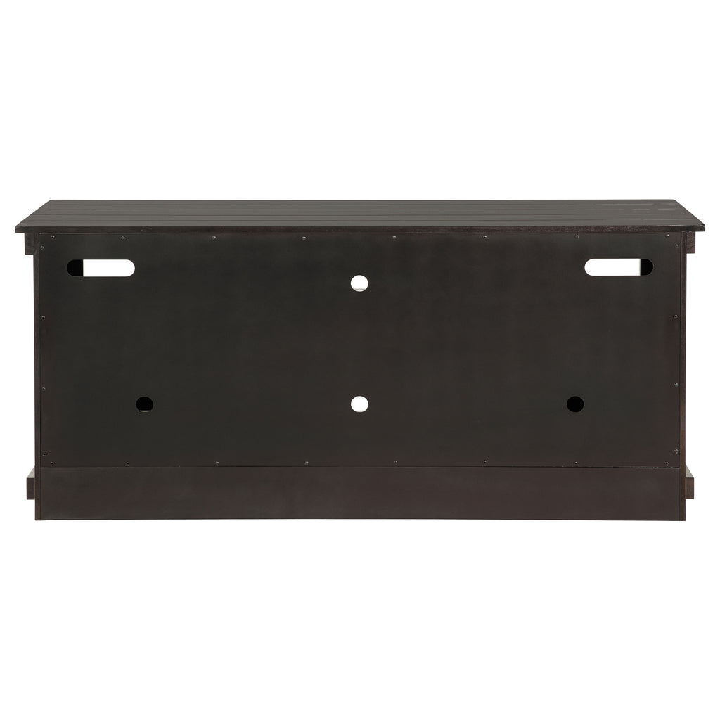 Castleton Distressed Java TV Stand Media Console